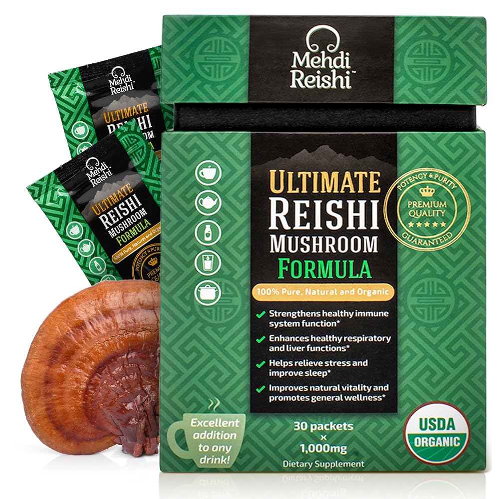 Mehdi Reishi Ultimate Reishi Mushroom Formula - 30 Servings - 100% - image 2