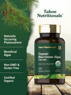 Carlyle Chlorella Organic Blue Green Algae Tablets - 200 Count - image 4