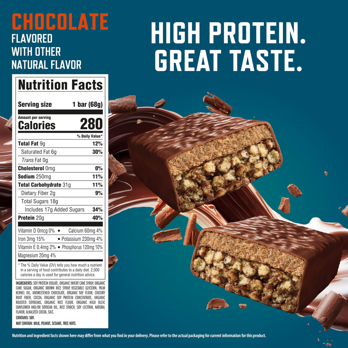 CLIF BUILDER'S Chocolate Protein Bars 20g - 12 Count - image 2