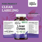 Wild & Organic Liver Detox Capsules - Liver Cleanse Support
