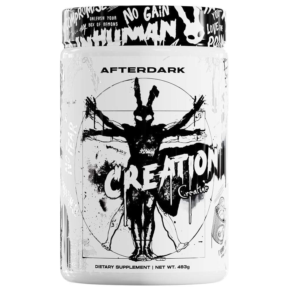 AFTERDARK Creatine + HMB Powder 6 Forms for Strength - 1.06 lb
