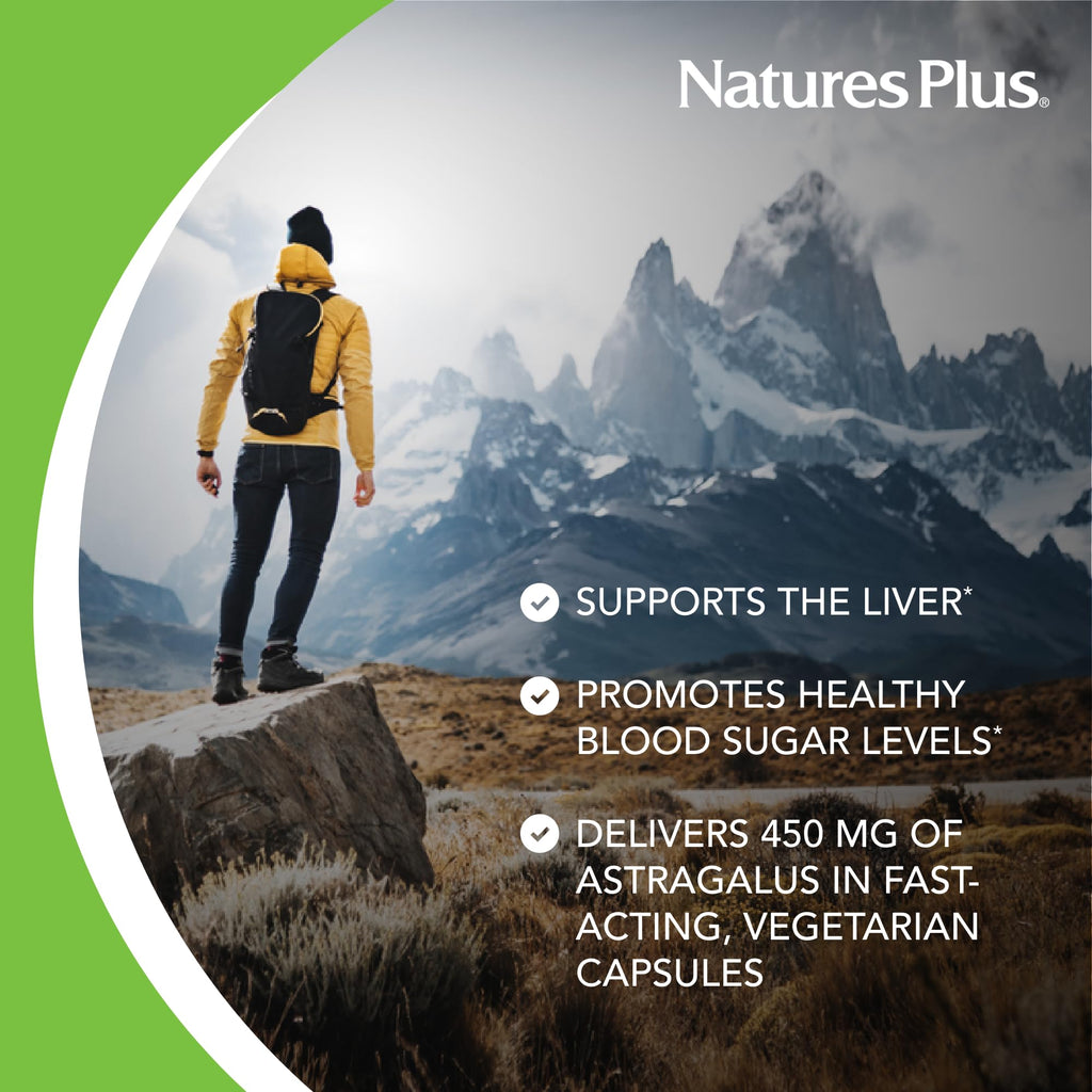 NaturesPlus Herbal Actives Astragalus Immune Support - 60 Capsules - image 4