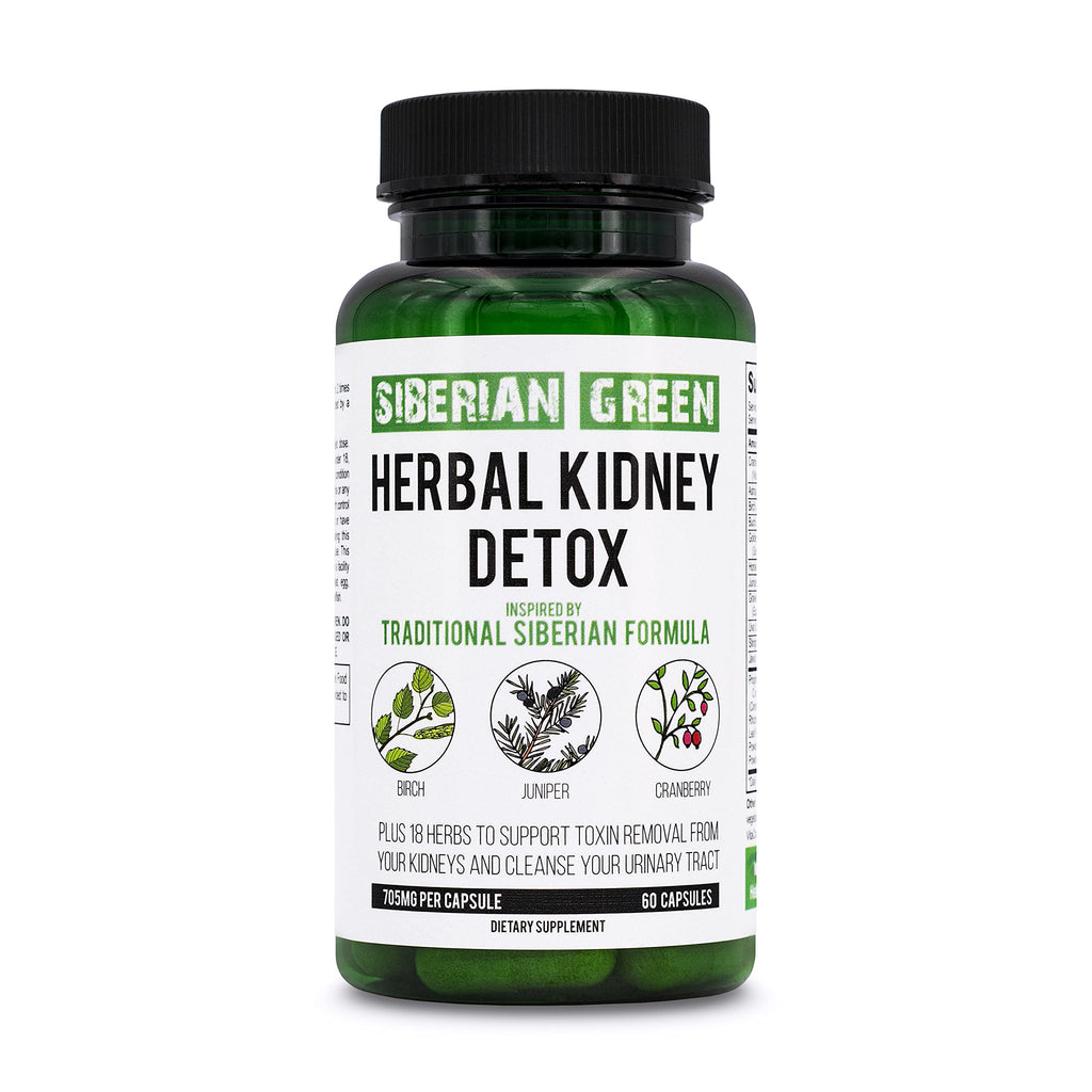 Siberian Green Herbal Kidney Detox 60 Capsules - image 3