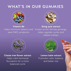 Bears with Benefits PMS Support Gummies with Vitamin B6 & Lemon Balm