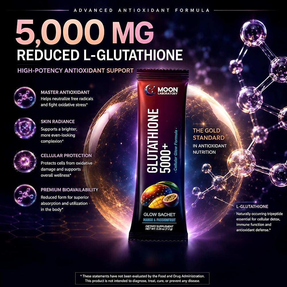 Moon Laboratory Reduced L-Glutathione 5000mg Powder Drink