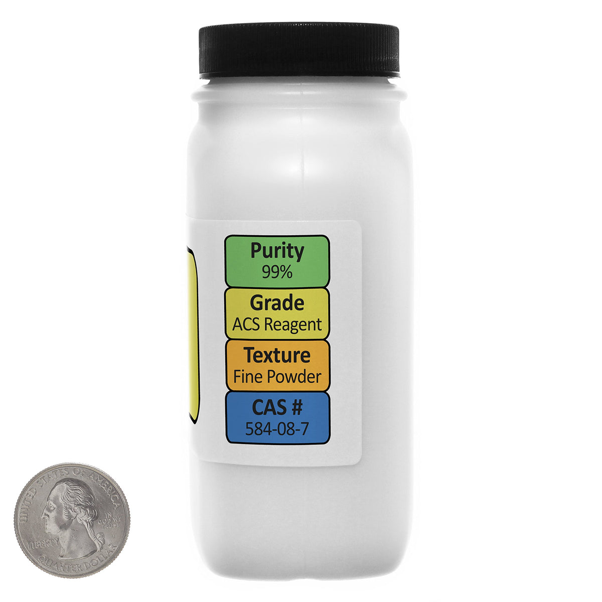 Eisen-Golden Potassium Carbonate 99% ACS Grade Powder - 8 Oz - image 2
