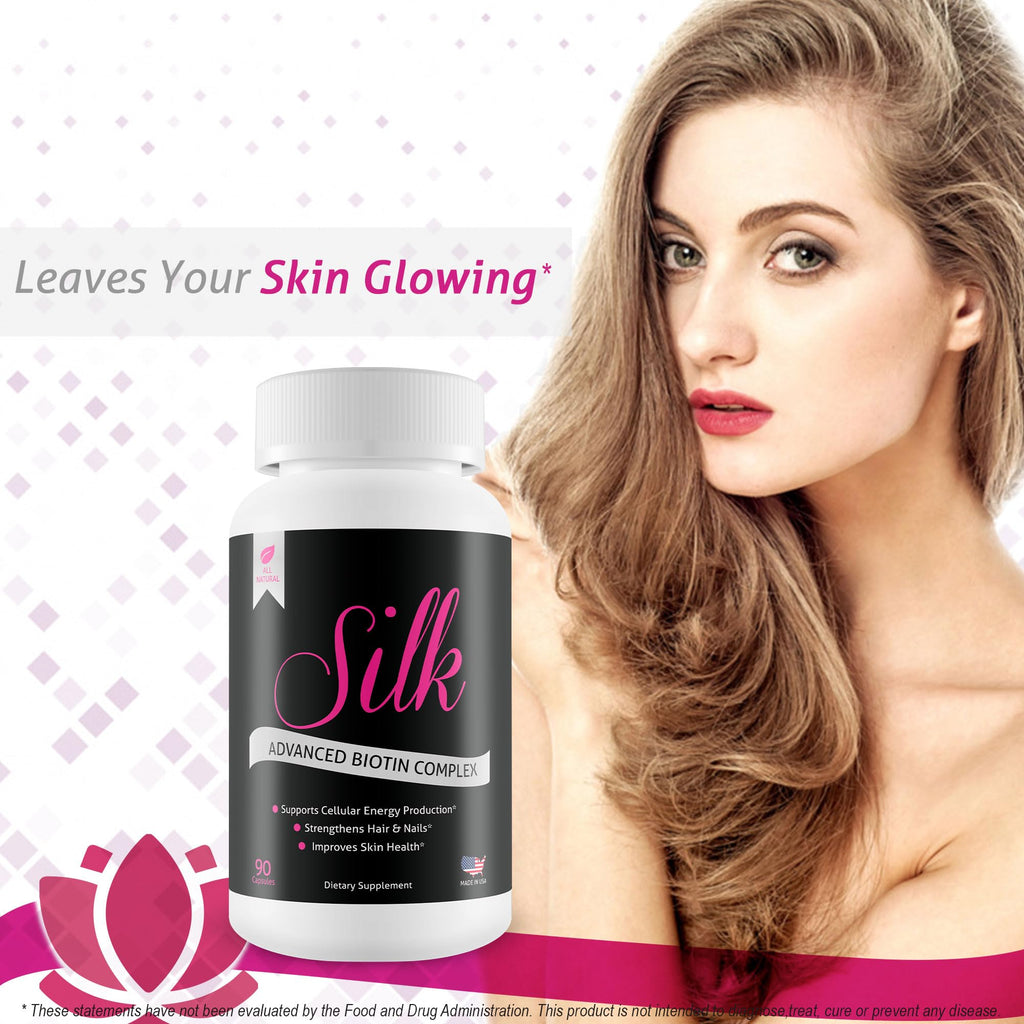 Advanced Silk Biotin Complex Hair, Skin & Nail Support - 60 Capsules - image 6