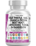 Clean Nutraceuticals Liver Depend Milk Thistle NAC - 60 Capsules