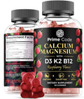 Prime Code Calcium Gummies with Magnesium Vitamin D3 K2 B12 - 60 Count
