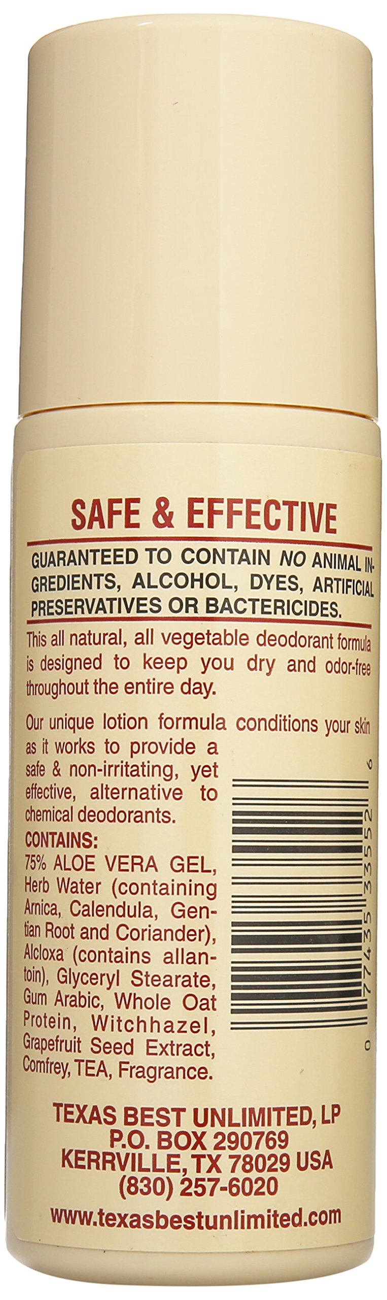 Alvera All Natural Roll-on Deodorant Aloe & Almonds - 3 Fl Oz - image 2