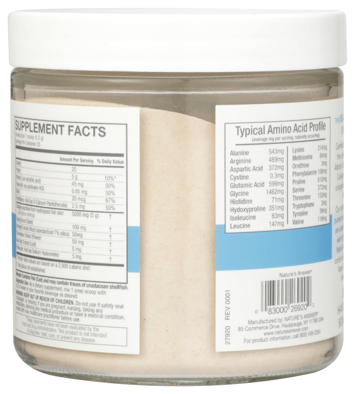 Nature's Answer Marine Collagen Liquid with Hyaluronic Acid & Biotin - 4.8oz - image 2