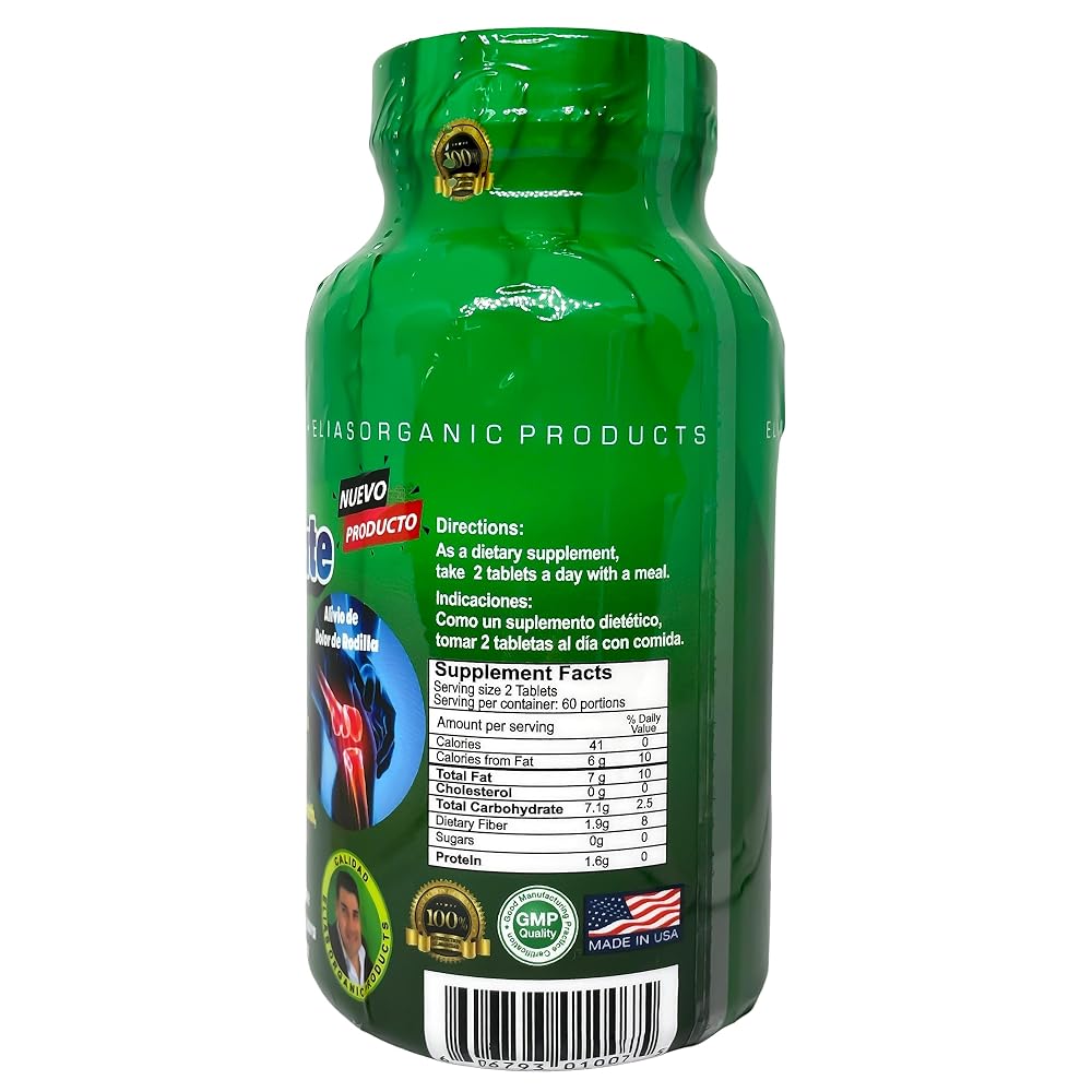 Elias Organic Products Magnesium Citrate Reforzado - 60 Tablets - image 3