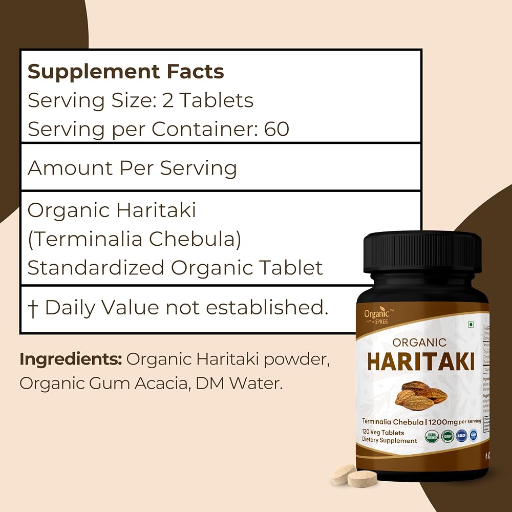 ORGANIC SPREE HARITAKI Tablets