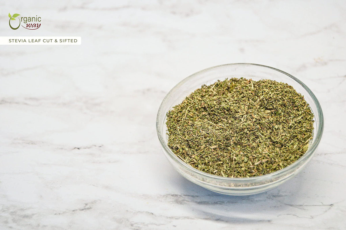 Organic Way Stevia Leaf Cut & Sifted (Stevia Rebaudiana) - Organic