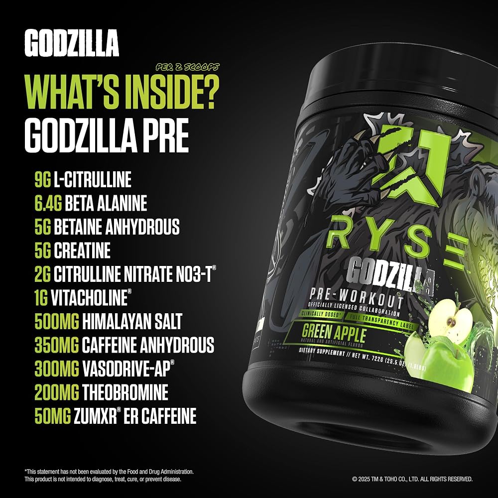 Ryse Godzilla Pre Workout Powder