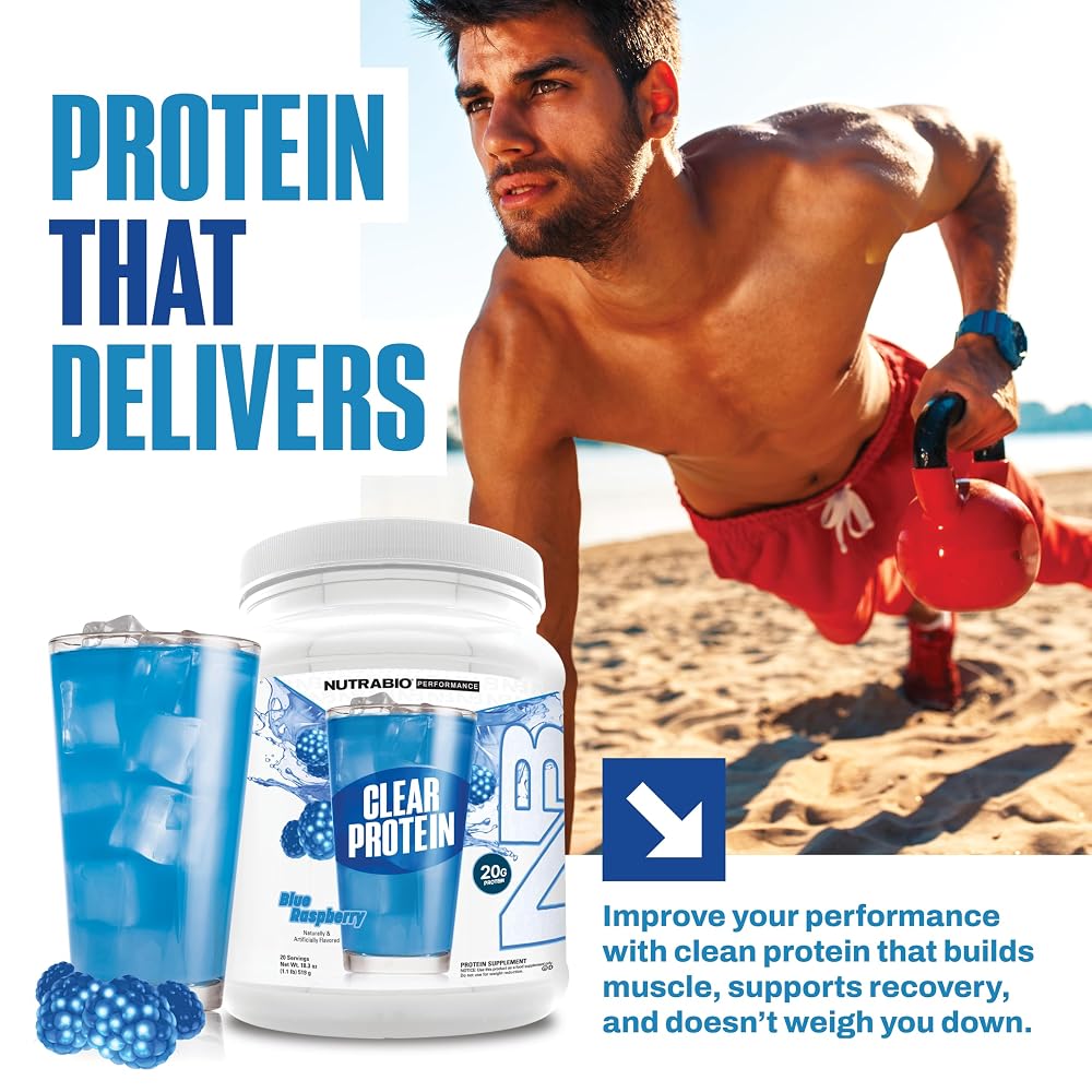 NutraBio Clear Whey Protein Isolate