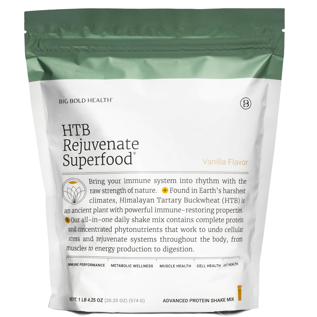BIG BOLD HEALTH HTB Rejuvenate Plant-Based Protein Powder - 14 Servings