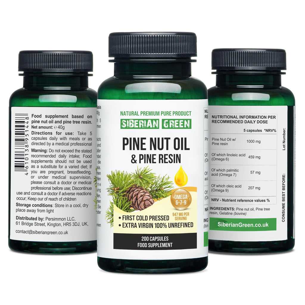 Siberian Sea Oil Capsules 200 Softgels