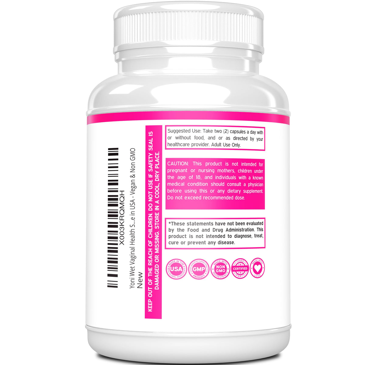 DORADO NUTRITION Yoni Wet Vaginal Moisturizer - 150 Capsules - image 3