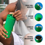 Ice Shaker Insulated Stainless Steel Shaker Bottle