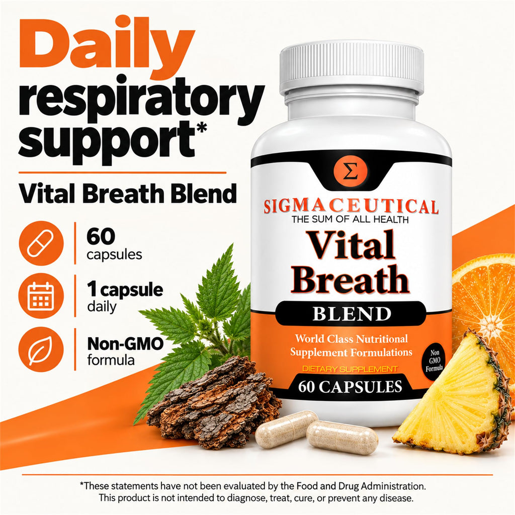 Sigmaceutical Respiratory Formula Lung Cleanse - 60 Capsules - image 2