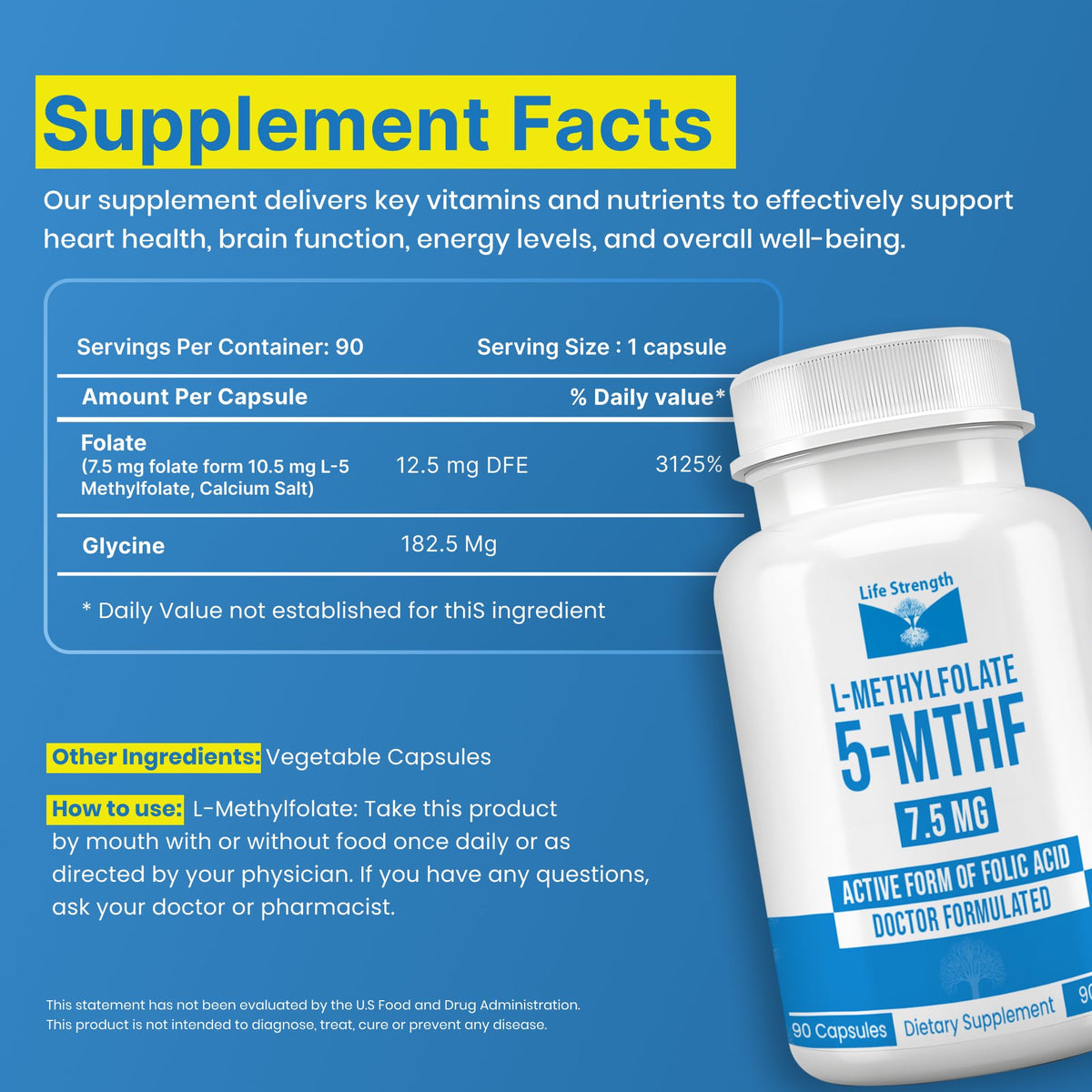 LifeStrength L-Methylfolate 15 MG
