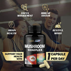 Organic Cadane Mushroom Complex 19-in-1 - 120 Capsules - image 4