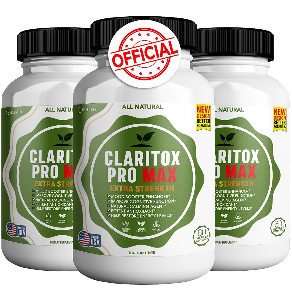 GREENVIFY Claritox Pro Max Extra Strength Supplement
