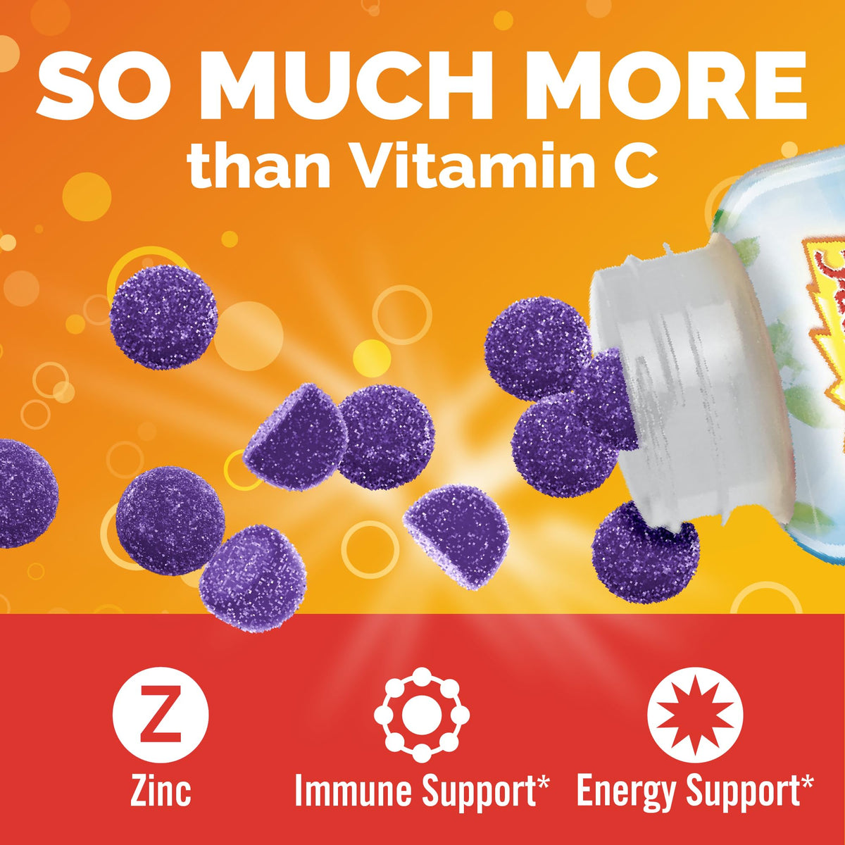 Emergen-C Elderberry Vitamin C Gummies Immune Support - 36 Gummies - image 2