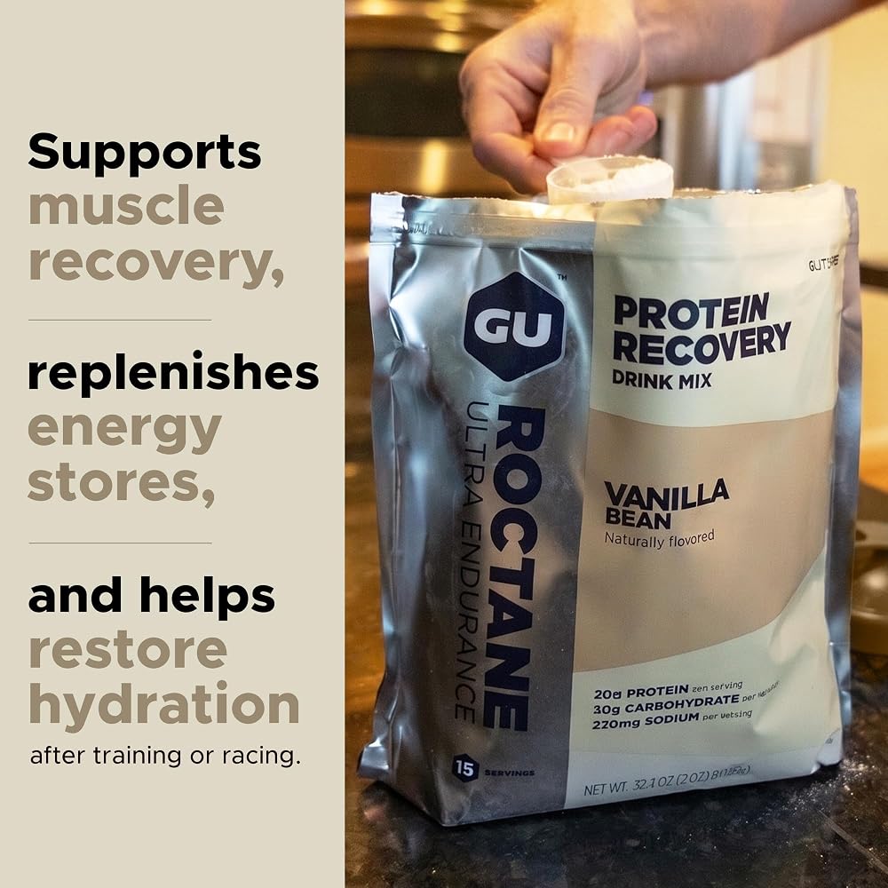 GU Energy Roctane Ultra Endurance Protein Recovery Drink Mix - image 7