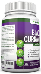 NutriONN Black Currant Oil 1000 mg - 180 Softgels - image 4