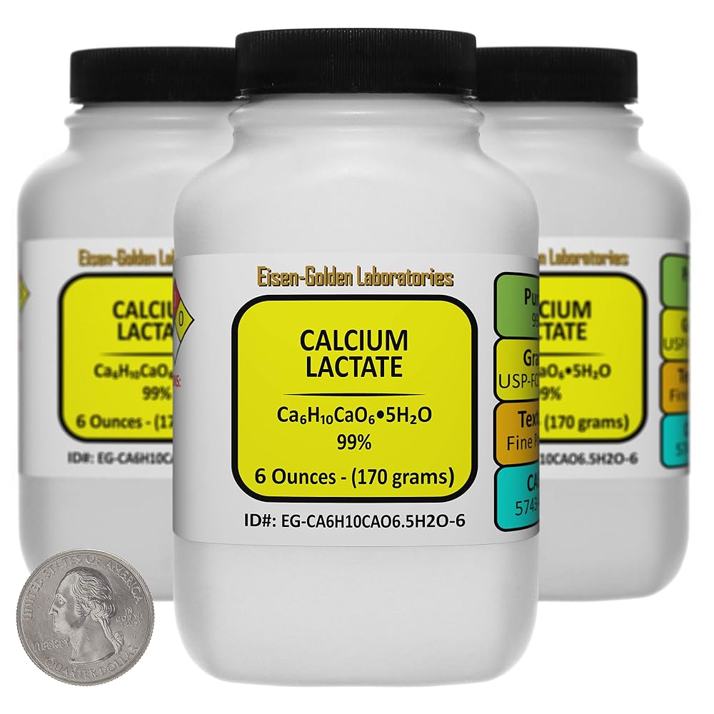 Eisen-Golden Laboratories Calcium Lactate [C6H10CaO6.5H2O] 99%