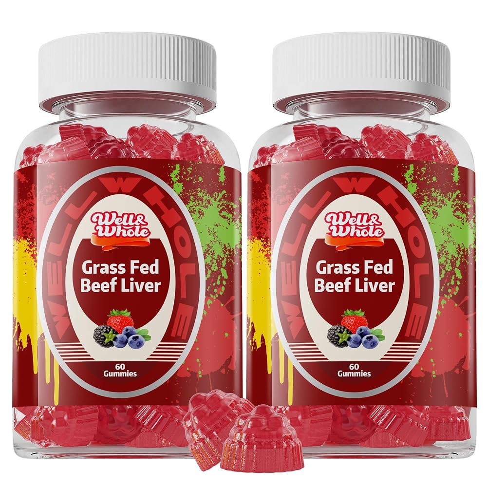 Well&Whole Grass Fed Beef Liver Gummies