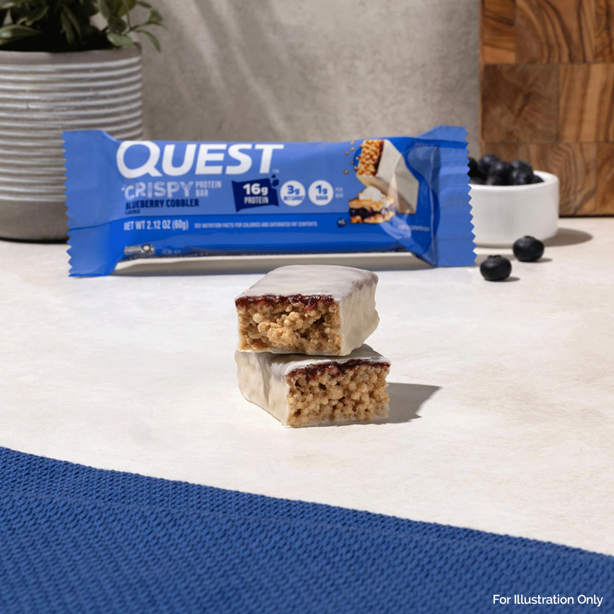 Quest Nutrition Blueberry Cobbler Hero Bar