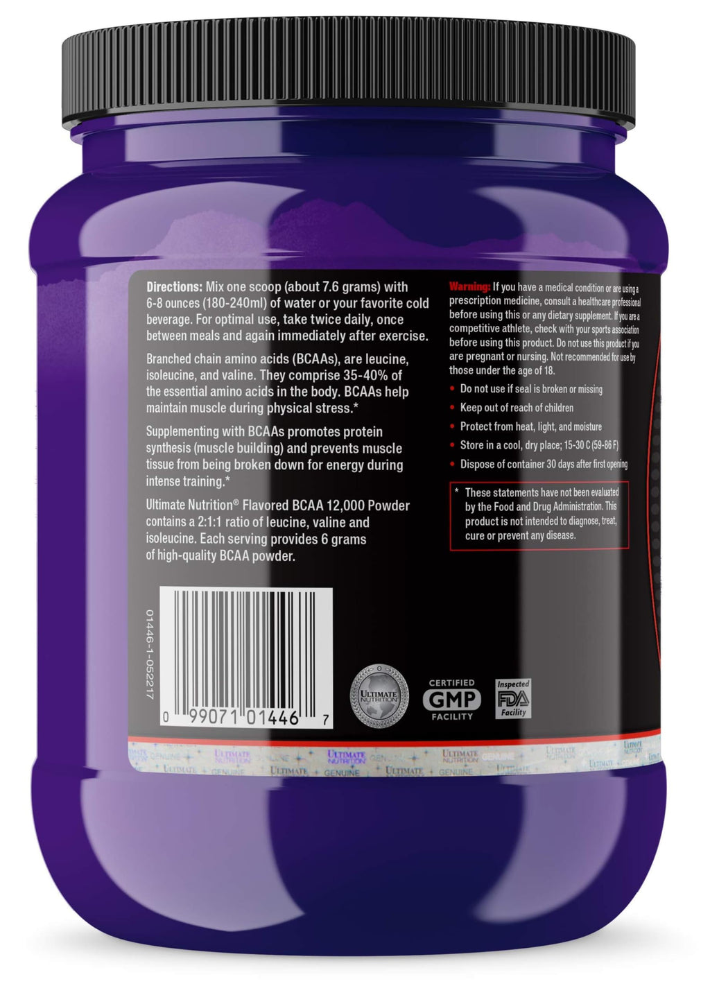 Ultimate Nutrition BCAA Powder 12000