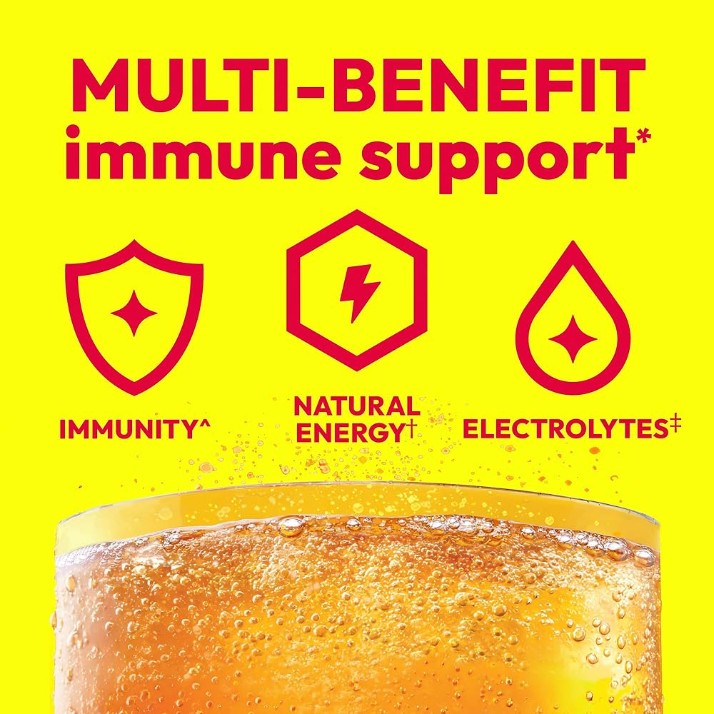 Emergen-C Vitamin C 1000mg Immune Support Powder Orange - 90 Packets - image 2