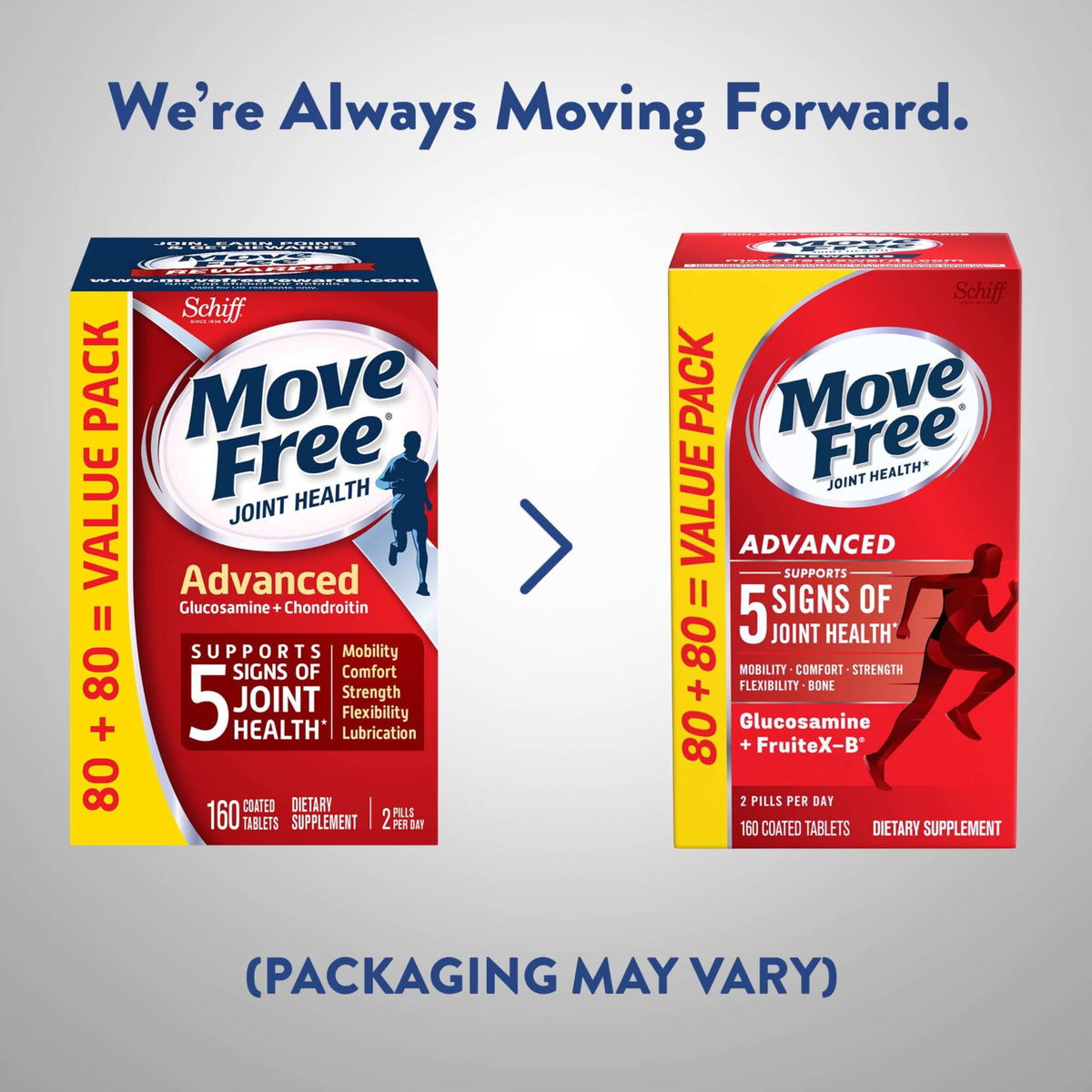 Move Free Advanced Glucosamine Chondroitin Joint Support - 160 Tablets - image 6