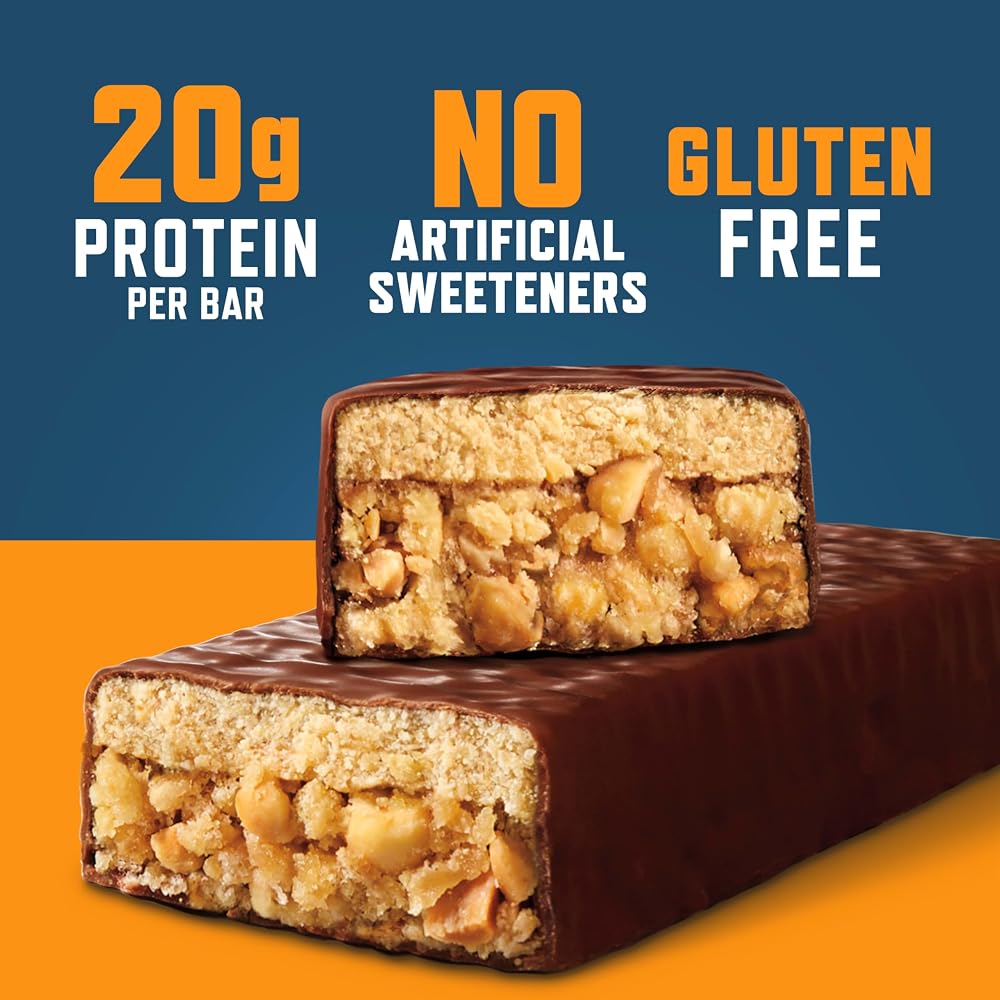 CLIF BUILDERS Protein Bars, Chocolatey Peanut Butter, Gluten Free