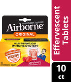 Airborne Very Berry Effervescent Tablets Vitamin C - 30 Tablets - image 2