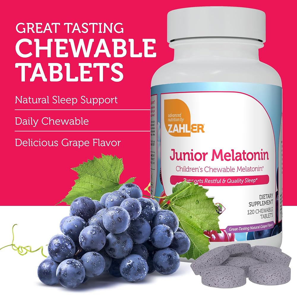 Zahler 1MG Children's Melatonin for Kids - Sleep Support and Quality