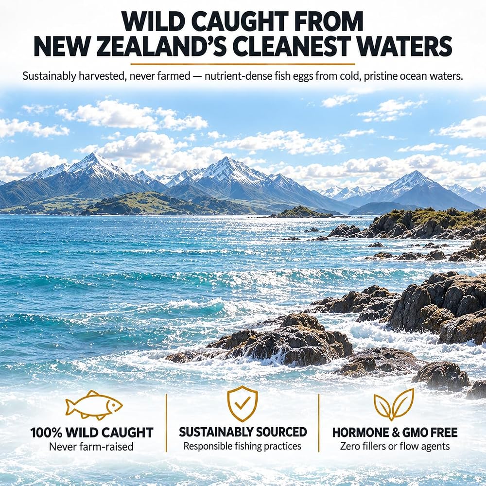 Purelyindia Wild Caught Fish Eggs Omega-3 Supplement - 120 Capsules - image 4