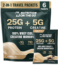 Nutrition On The Go 2-in-1 Whey Protein Isolate + Creatine Travel