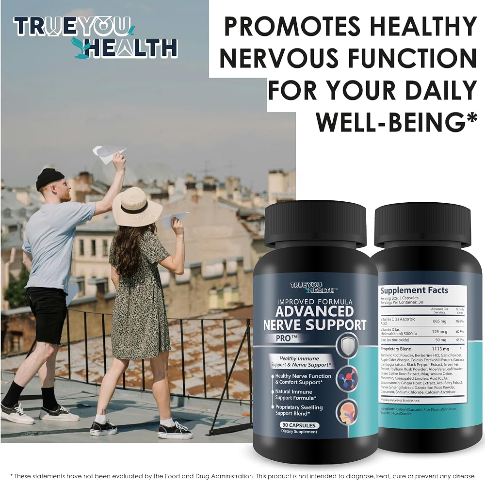 True You Health Advanced Nerve Support Pro - 90 Capsules - image 6