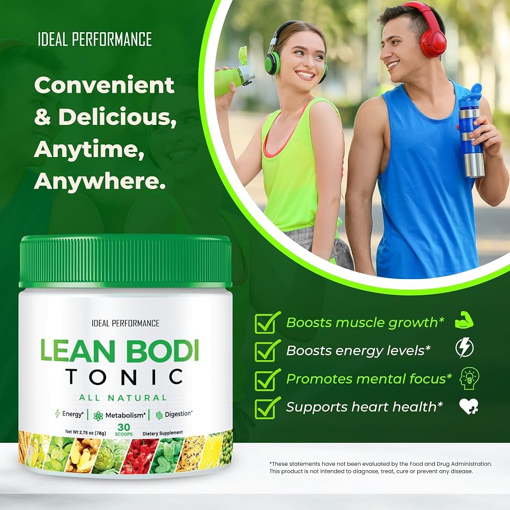 IDEAL PERFORMANCE Lean Bodi Tonic Powder - 3 Pack - image 5
