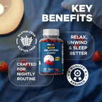 Vitabod Melatonin 20mg Gummies - 180 Count - Drug Free - Natural