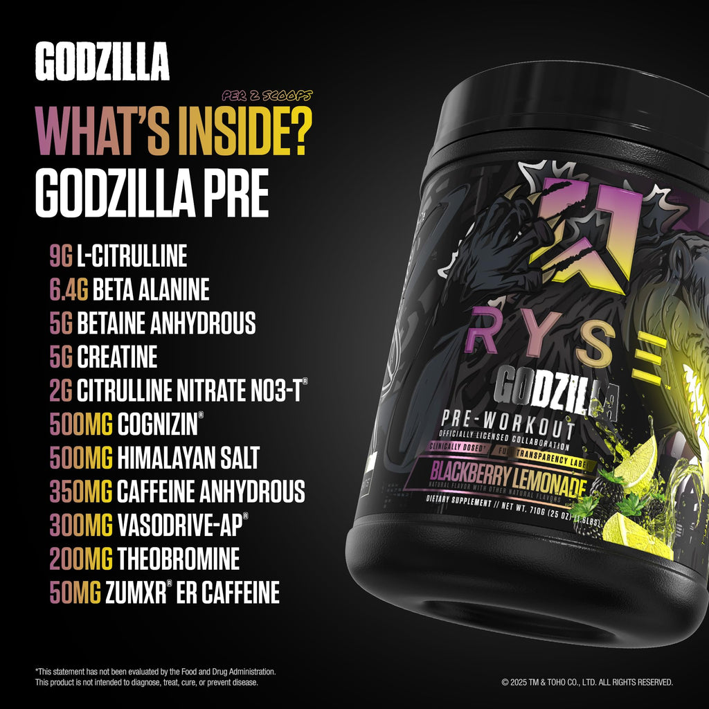 Ryse Godzilla Pre Workout Powder