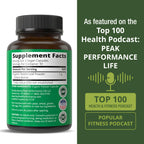 Peak Performance Organic Stinging Nettle Vegan Capsules - 60 Count - image 6