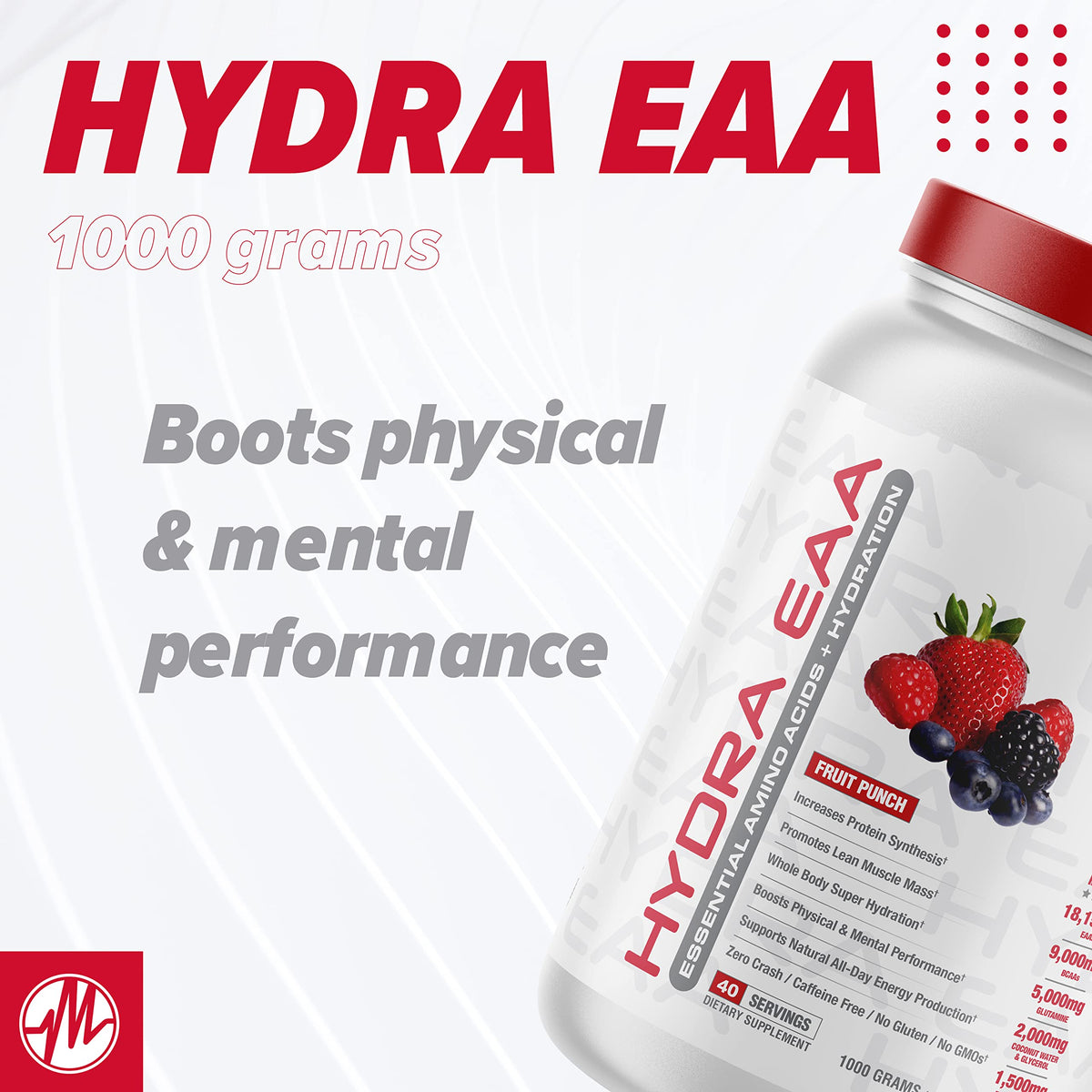 Metabolic Nutrition Hydra EAA Essential Amino Acids Powder - 1000g - image 3