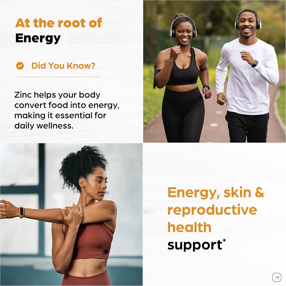 SANDHUHERBALS Zinc Capsules for Men & Women