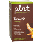 plnt Turmeric with Indian Turmeric Root Joint Support - 120 Vegetarian Capsules